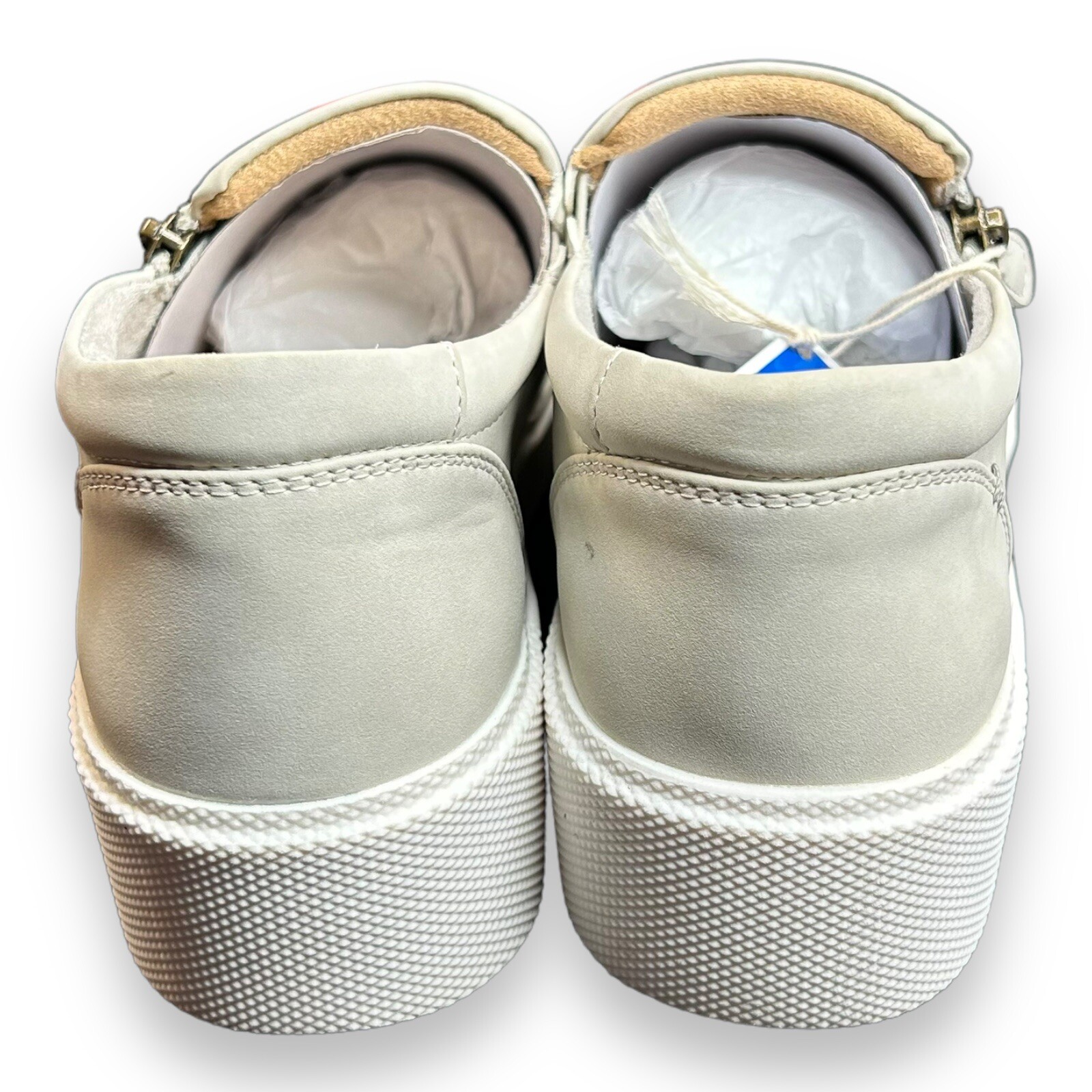 APL Slip on donna bianco montagna grigio doppio plateau taglia 7 5M