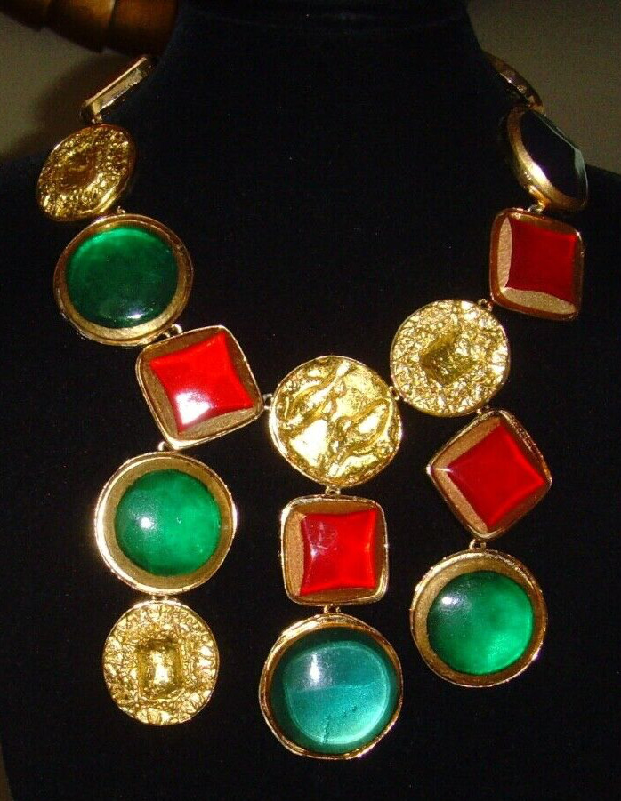 Kenneth J Lane (KJL) Statement Bib Necklace - image 1