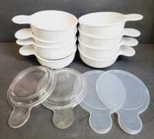 8 Corning Ware Grab It Bowls **2 Bowls UNUSED** & 4 Lids (2 Pyrex + 2 Lids)