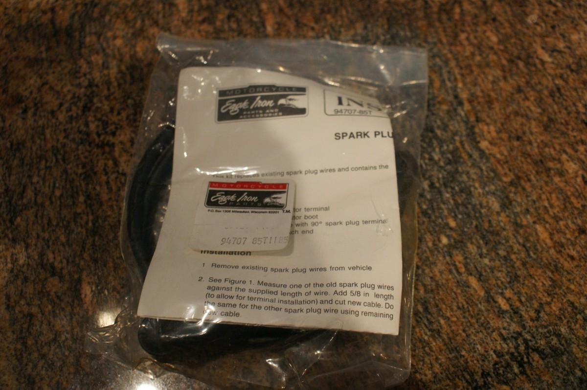 N NOS Harley Davidson Eagle Iron spark plug wire kit 94707-85T | eBay