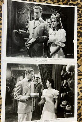 1948 ISN'T IT ROMANTIC (2 Orig Photos) RICHARD WEBB MONA FREEMAN MARY HATCHER
