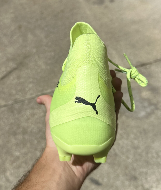 Puma Ultra Ultimate 106868 01 FG/AG Yellow Blue Mens Soccer Cleats