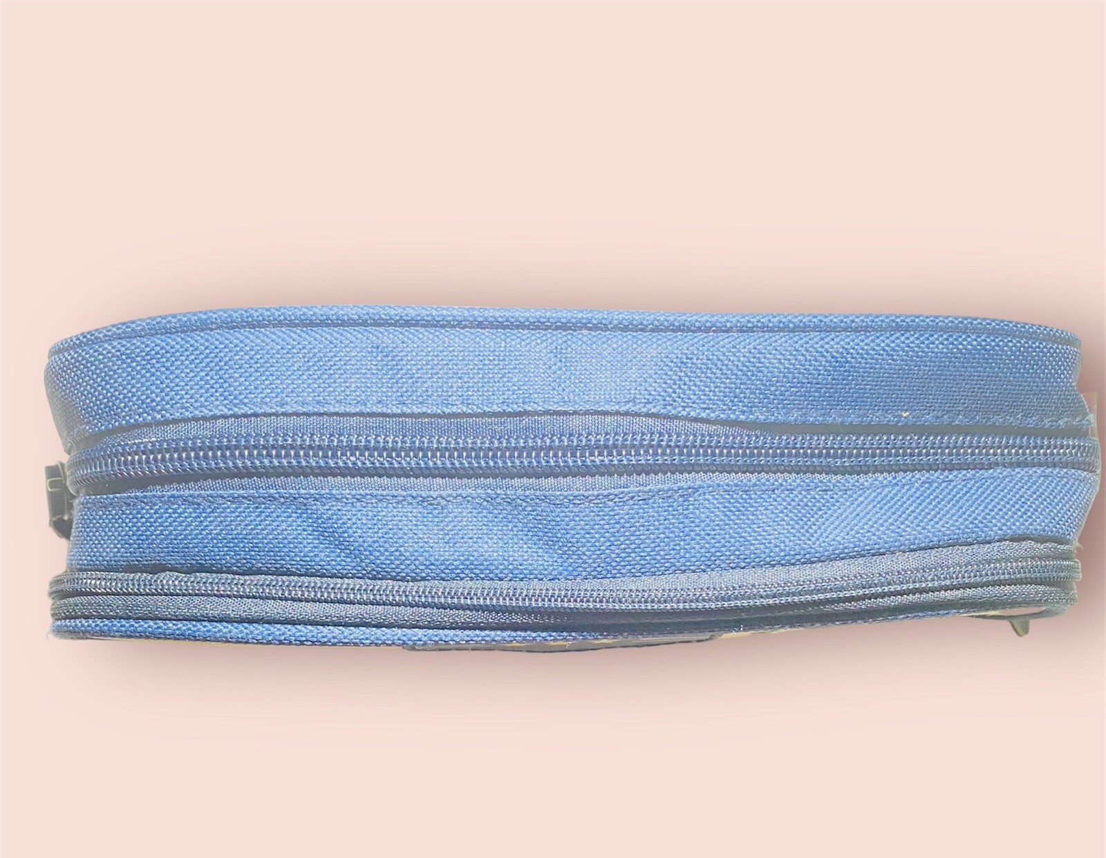Navy Style Classic Retro Zipper Large Capacity School Pencil Case Bag School