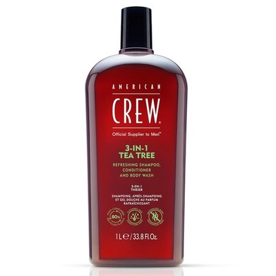 AMERICAN CREW TEA TREE Shampoo Conditioner Duschgel 3in1 1000ml