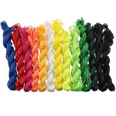 Nylon Rope 13 Bundles 1.5mm Craft Cord for Crafts, Jewelry Making, Macrame, B...