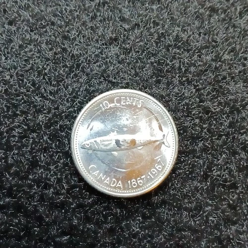 1867-1967 Canada Dime 10 Cent Silver Coin