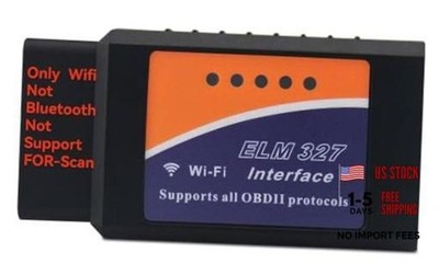 WiFi ELM327 OBD2 Adapter Scanner Reader for iOS iPhone and Android Phones OBD2