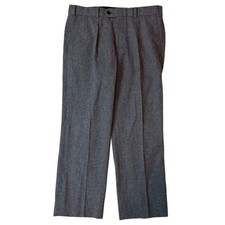 Margaret Howell Wool Slacks Gray L Melange Japan Office Business Pants F/S