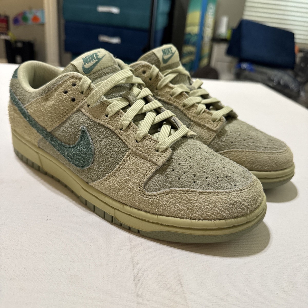 Nike Dunk Low Olive Aura Oil Green HJ7291-371 Womens 11 Sneakers