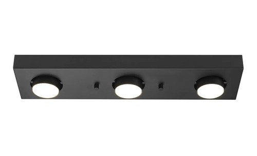 GLOBE Electric 59941 3-Light Integrated LED Track Lighting, Matte Black... - Picture 7 of 9