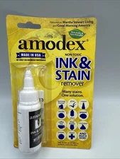 1 Amodex Ink & Stain Remover Gentle Cream Formula Eco Friendly Non Toxic 1 fl oz