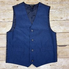 George Boys Size 10 Formal Dark Blue Suit Vest Wedding Youth Church