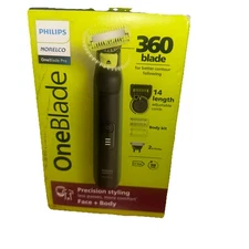 Philips Norelco OneBlade Pro 360 Face + Body Electric Shaver - QP6542/70