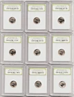 1974-1987 Old Roosevelt Dime Nice Uncirculated US Slabbed 9 Coin Collection Lot