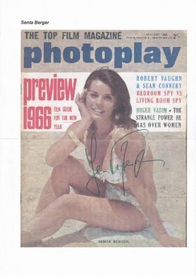 Autogramm - Senta Berger