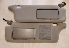 1998-2002 Isuzu Trooper Sun Visor Set - Gray - Good Condition 1998-2002 Isuzu Trooper Sun Visor Set - Gray - Good Condition