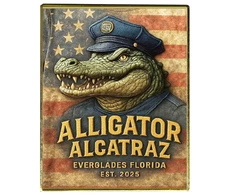 EL8-11 Alligator Alcatraz Challenge Coin FHP FWC FDLE ICE Border Patrol Everglad