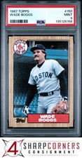 1987 TOPPS #150 WADE BOGGS RED SOX HOF PSA 9