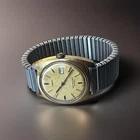 Vintage Timex Date Automatic Mechanical GWO VGC Gold Tone GB Men’s Watch