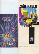 H Stern Introduction to Brazilian Gems Booklet Sao Paulo Guide & Brazil Brochure