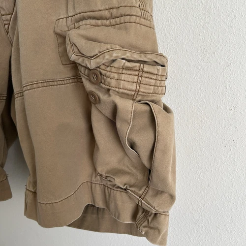 Polo Ralph Lauren Cargo Shorts Mens Sz 34 Cotton Utility Pocket Beige - Picture 4 of 18