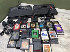 Atari 2600 Consoles w/Joysticks Accessories G...
