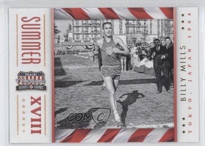 2012 Panini Americana Heroes & Legends Summer/Winter Games Billy Mills #2 0a1