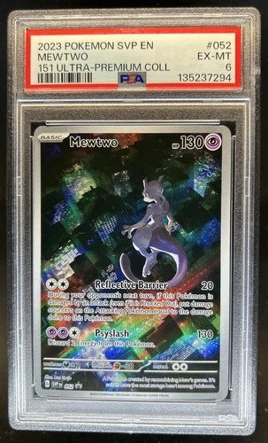 2023 Pokemon SV Black Star Promos Mewtwo #052 PSA 6