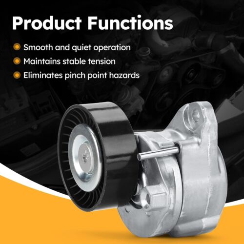 For Mercedes-Benz Engine Drive Belt Tensioner & Idler Pulley Serpentine Belt kit - Picture 8 of 20