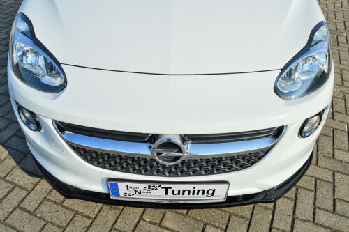 Promoción especial espada alerón delantero labio de ABS para Opel ADAM con ABE - Imagen 1 de 3