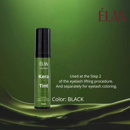 ELAN KeraVeg Wimpernliftsystem, Lifteserum, Serumfixer, Kera Tint schwarz - Bild 5 von 7