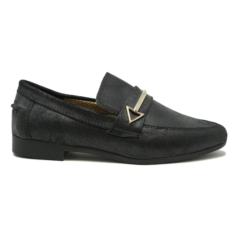 YRU MENS 1 TIME LOAFER BLACK SHOES | eBay