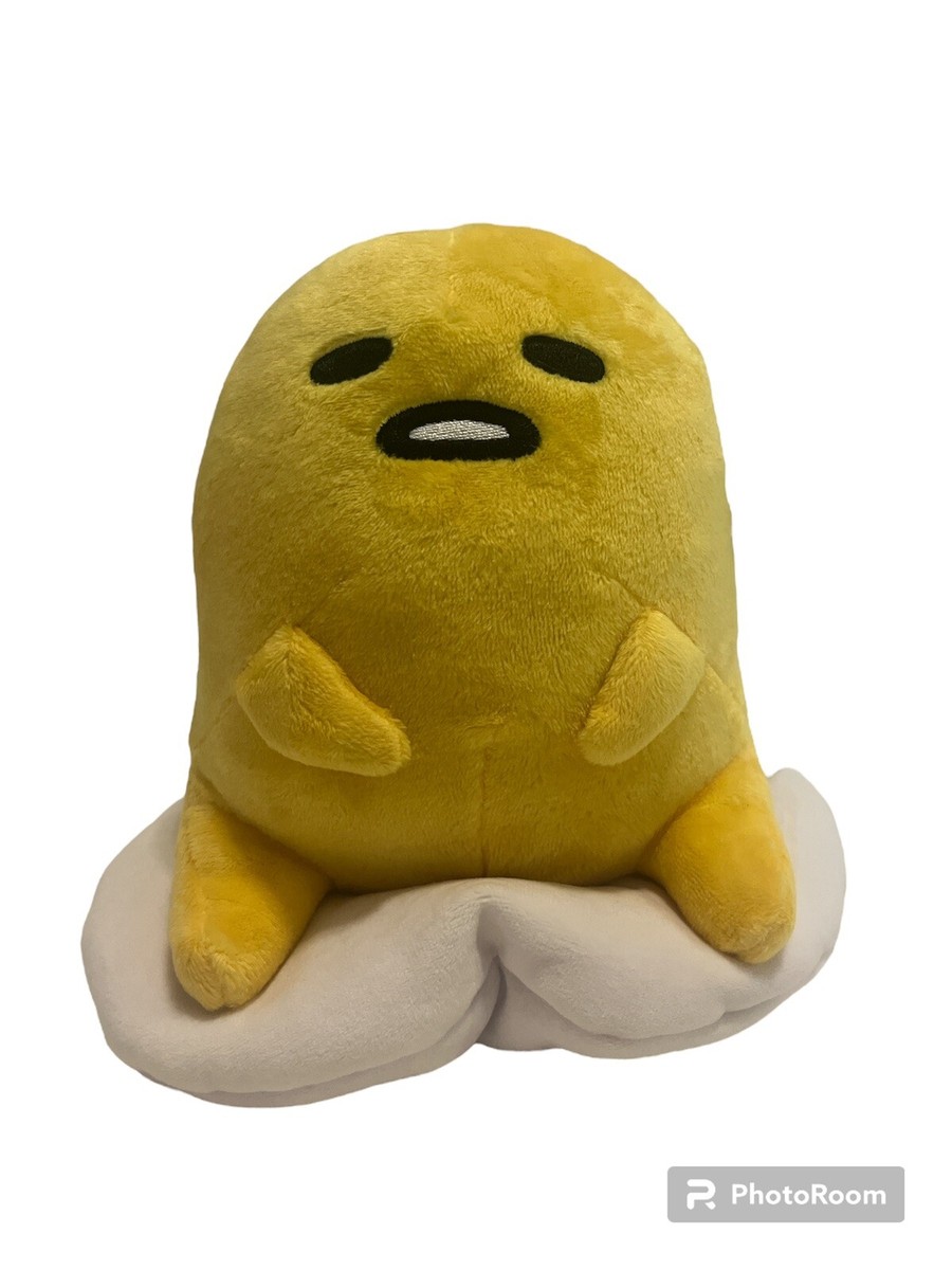 Sanrio Gudetama Lazy Egg 8in X 6in X 8in Stuffed Animal Plush Toy  Collectible
