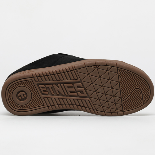 ETNIES KINGPIN BLACK & GUM SKATE SKATEBOARD SHOES SNEAKERS RUNNERS BRAND NEW - Picture 7 of 9
