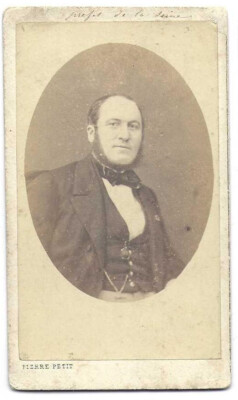 1860s CDV by Petit - Georges-Eugène Haussmann, French Public Works Innovator