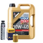 Motoröl 10W40 LIQUI MOLY Leichtlauf 5L+HENGST Ölfilter +Cera Tec