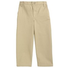 FRENCH TOAST TODDLER -SIZE 20 BOYS KHAKI  NAVY FLAT FRONT PULL ON PANT