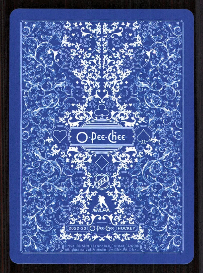 2022-23 O-Pee-Chee Playing Cards #3SPADES Dylan Larkin - Image 2 of 2