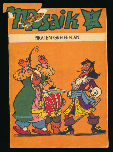Mosaik Abrafaxe Heft 5 von 1977 - Piraten greifen an - DDR - Bild 1 von 5