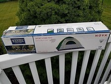 Wenzel 6' x 5' 2- Man Dome Top Tent Fiberglass Frame Poles Poly Floor