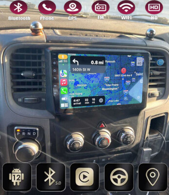 CZSWCH 14.5 inch Car Radio for Ram 1500 2500 3500 4500 5500(2013/2014/2015/2016/2017/2018) Stereo Upgrade Qualcomm 8 Core Android 13 Screen Built-in Carplay/Android Auto (8G+128G Carplay, Auto AC CZSWCH 14.5 inch Car Radio for Ram 1500 2500 3500 4500 5500(2013/2014/2015/2016/2017/2018) Stereo Upgrade Qualcomm 8 Core Android 13 Screen Built-in Carplay/Android Auto (8G+128G Carplay, Auto AC