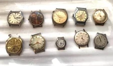 Vintage Watch movements, faces, bezels, straps  - spare & repairs