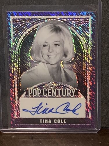 Carte autographe Tina Cole 2024 Leaf Pop Century Metal 6/8 My Three Sons - Photo 1 sur 1