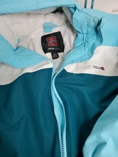 Swiss Tech Kids Unisex Blue hooded Padded Puffer Jacket M 7-8 