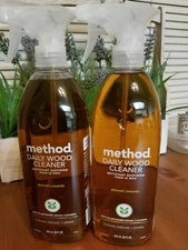 Method Daily Wood Cleaner Spray, 2 Pack 28oz, Almond Scent