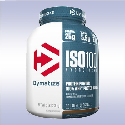 DYMATIZE NUTRITION ISO 100 (5 LB) hydrolyzed whey protein isolate % pre xt elite