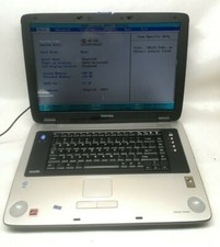 Toshiba Satellite P30 Laptop For Parts Bad LCD Boots to BIOS No HDD/RAM/Charg JR