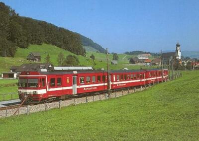 AK · Electric Railcar. ABe 4/4 31 AB - Schedule - 1988 (13/09)