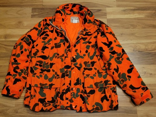 Vintage Woolrich Blaze Orange Camo 