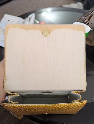 Stuart Weitzman Yellow Snake Skin Purse | eBay Stuart Weitzman Yellow Snake Skin Purse | eBay